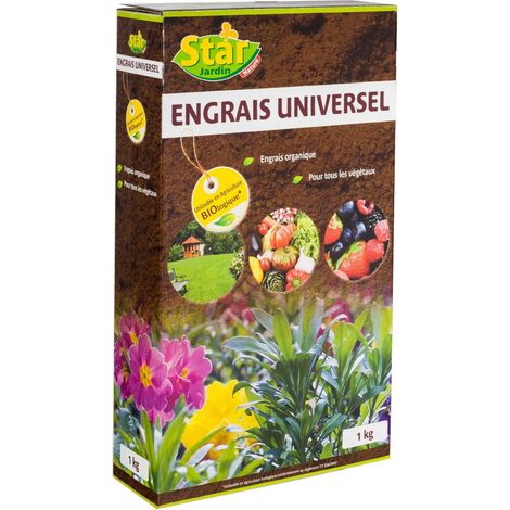 Abono universal en gránulos 1kg Star Jardin