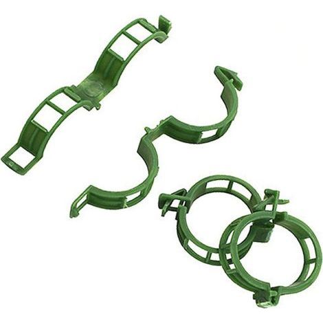 100 Pièces Clips de Soutien pour Plantes Réutilisables: Idéal pour Diverses Fleurs et Jardins Potagers – Résistant aux Intempéries et Adapté à Un Usage Intérieur/Extérieur au Jardin. (1/5)