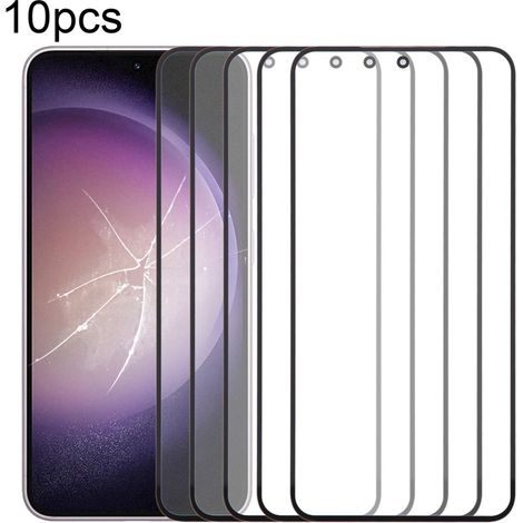 Compatible with Samsung Galaxy S23 SM-S911B, front screen protector in glass/LCD mirror with OC. (1/4)