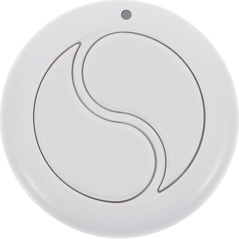 Télécommande ronde compacte pour porte de garage 315 MHz, 6V, commande sans fil pour automatisme de garage et ouverture à distance (1/5)