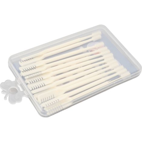 Lot de 12 tondeuses à nez rotatives à 360° en acier inoxydable, tondeuse à nez portable à double tête rotative. (1/5)