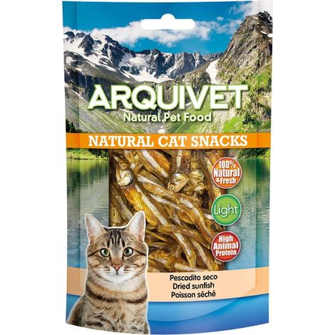 Golosina de pescado seco para gatos 50 g (1/2)