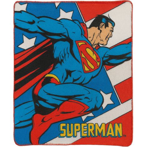 Couverture en polaire Superman (1/2)