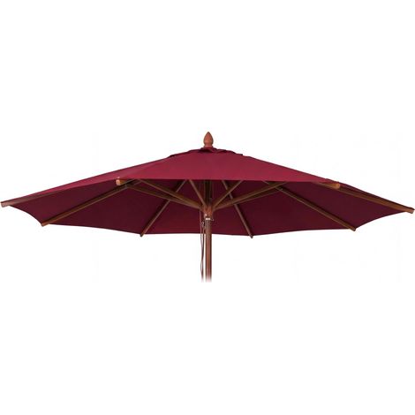 Toile de rechange pour parasol de restaurant HWC-C57b, housse de parasol, ronde é3m polyester 2kg -