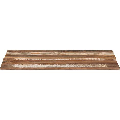 Maison Exclusive - Dessus de table rectangulaire 60x80 cm 15-16 mm Bois récupéré (1/5)