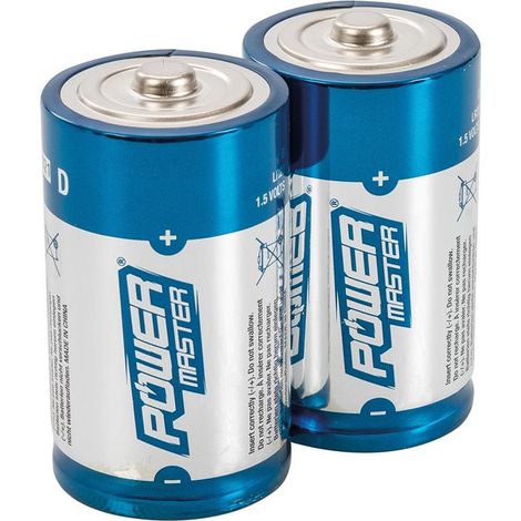 Piles alcalines Super LR20 - type D - 2 pcs (1/4)