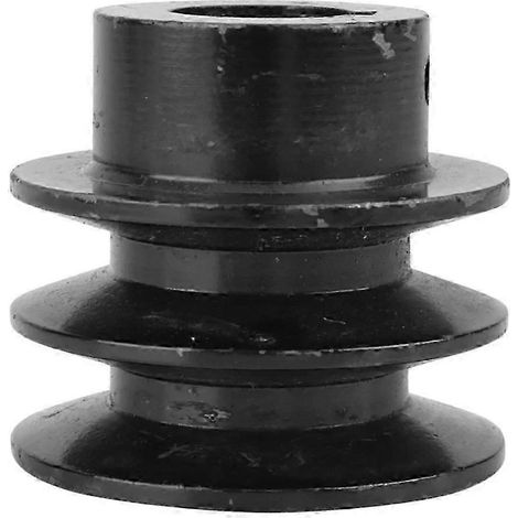 Poulie à double gorge pour courroie trapézoïdale de 20 mm d'alésage, compatible avec les moteurs 168F, 170F, GX110, GX120, GX160 et GX200 de 7 CV. (1/5)