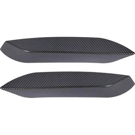 1 paire de séparateur de ventilation latérale de pare-chocs avant, couteau à vent sportif gauche droit pour F80 M3 2014 – 2021 Style Fiber de carbone (1/5)