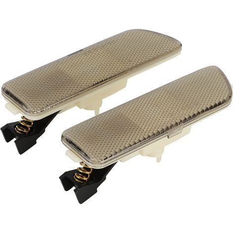 Alloggiamento faro paraurti anteriore, 1 coppia 617215181853 Alloggiamento luce di posizione laterale paraurti in ABS fumé per MK4 (beige). (1/5)
