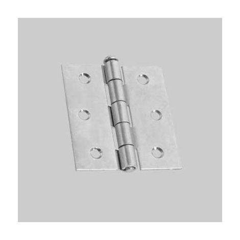 24PZ CERNIERA EXTRA PESANTE PERNO REMOVIBILE mm. 75x65 (3x2.1/2)