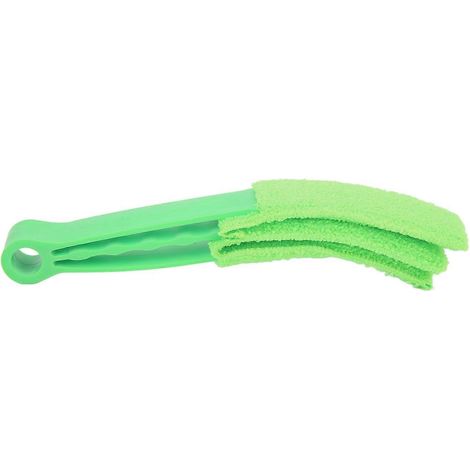 Chiffon de nettoyage multifonctionnel en microfibre pour grilles d'aération de voiture, idéal pour les fenêtres, les stores, les volets et les ventilateurs. (1/4)