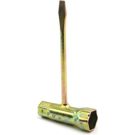 Chiave per candele e chiave per dadi barra per motosega 13 mm x 19 mm, oro, un pezzo (1/4)