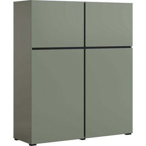 Buffet 4 ante Lilia verde 139cm