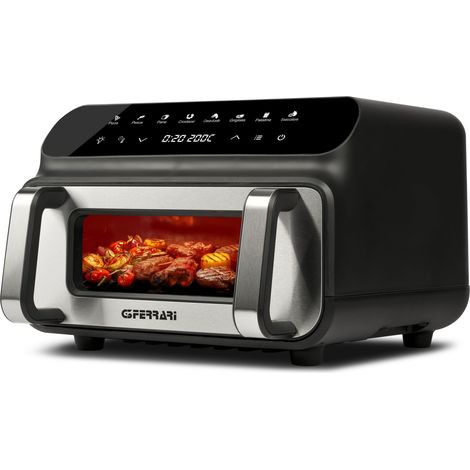 G3 Ferrari G10181 Freidora individual 10 L Independiente 2000 W Negra, Acero inoxidable