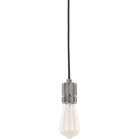 Italux Casa - Supports de suspension modernes à suspendre noir 1 lumière, E27 (1/2)