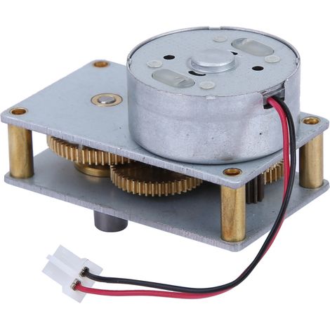 Moteur à engrenages métalliques réversible 3-12 V CC, réducteur de vitesse, moteur à vanne de zone, 27 tr/min (1/5)