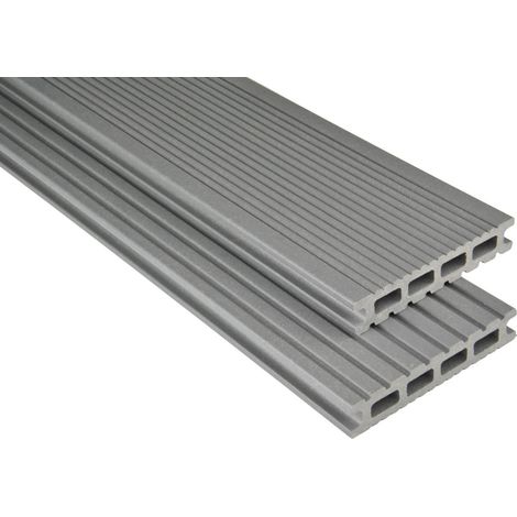 WPC Diele Exkl. Grau matt. 26x145x3000 mm