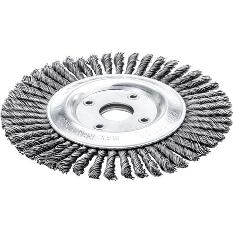 Lessmann Pipeline Brush 40 Knots 125mm x 22.2mm Bore