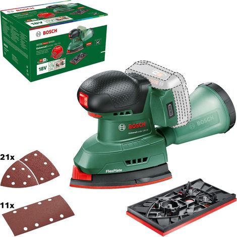 Ponceuse sans fil 18V-10 (livré dans un carton sans batterie 18V pour travail du bois 32 feuilles abrasives) (1/5)