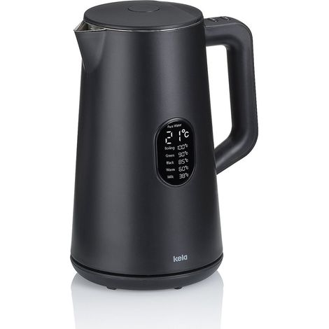 Kela - Bouilloire Santos noir 1,5 L (1/2)