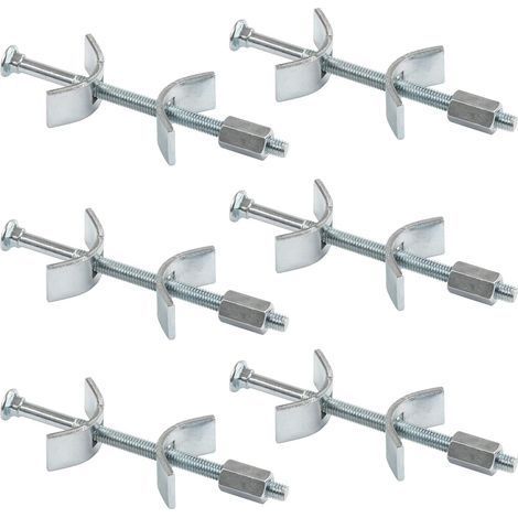 Connecteur de Meubles 100 mm - jonction plan de travail - ferrure d'assemblage - connecteur de plateau - Lot de 6 pour assemblage de plans de travail cuisine (1/5)
