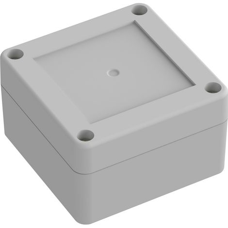 TRU COMPONENTS 6U07080804119 TC-13865056 Industrie-Gehäuse 75 x 75 x 45 Polycarbonat Lichtgrau 1 S (1/2)