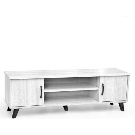 Mueble multifuncional Aura 120 x 33 x 40 cm en blanco madera
