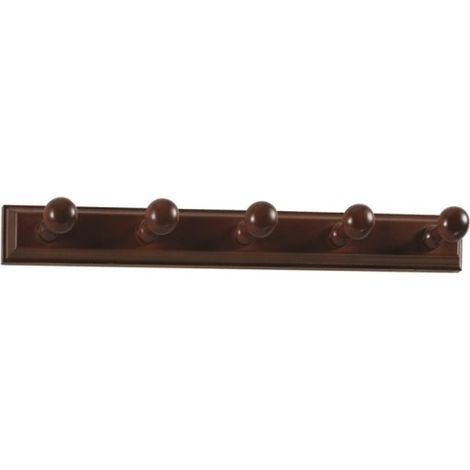 Colgador Pared Atornillar Herdasa Madera Nogal 5G Lacada 135-Nogal (1/3)