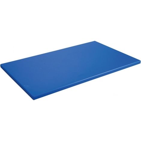 Planche découper bleu angles droits 50x30cm - Caterchef