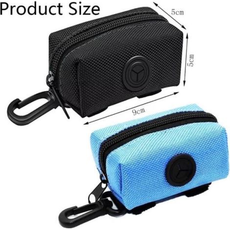 Distributeur de Sacs à Crottes - Résistant à l'Eau - Pour Courses et Randonnée - Lot de 2 (1/4)