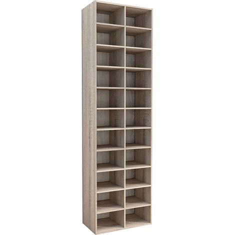 Chaussure de Cabinet de chaussure d'étagère d'étagère Hinsol XL 183x52x30 - VCM (1/3)