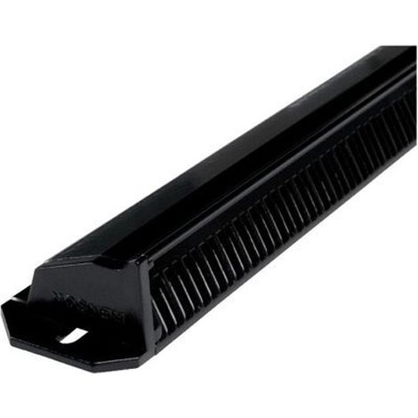 Grille extérieure auto-réglable hauteur 35mm longueur 275mm noir - RENSON - 9095
