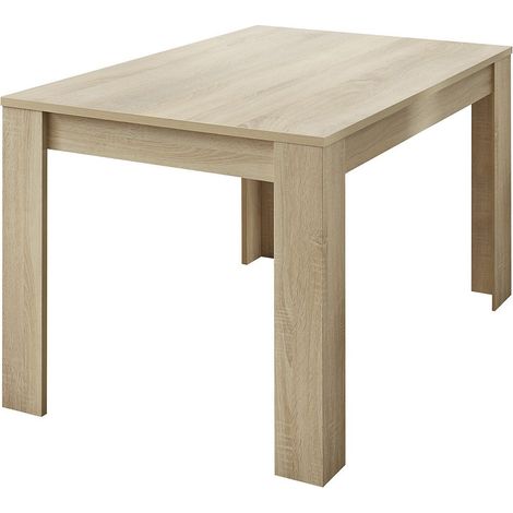 SAMOA - Table Repas Extensible Finition Bois Samoa (1/5)