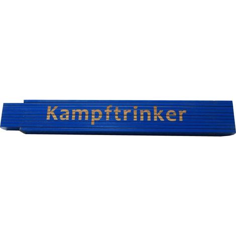 Zollstock Kampftrinker 2 m blau Zollstock
