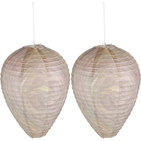 Vogelscheuche in Form eines künstlichen Wespennestes (2er-Set) (1/4)