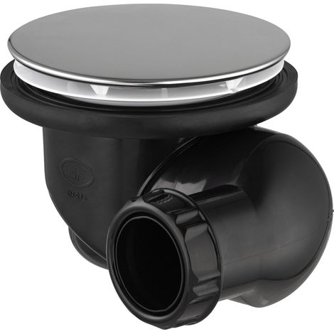 Noyon & Thiebault – Bonde de douche Goulue Ø90 sortie orientable – Gros débit – Adaptable à toutes épaisseurs – Nettoyage facile avec capot démontable