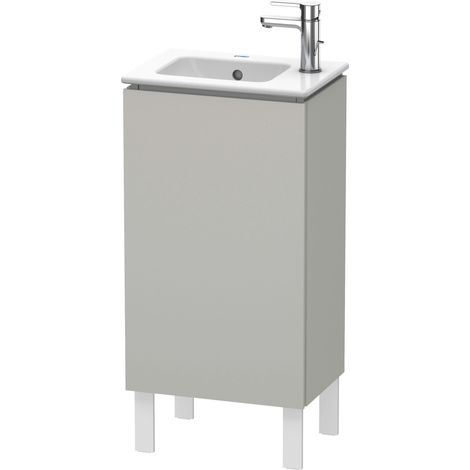 Mueble de baño L-CUBE 294x420x704mm abertura derecha hormigón
