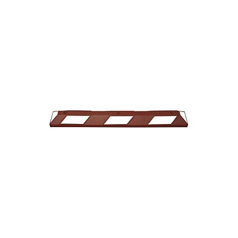 Freno de rueda  L x A x H 750 x 120 x 90 mm  rojo / blanco