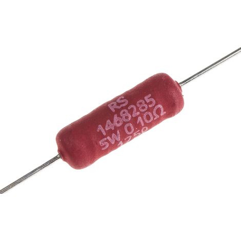 Résistance Bobiné 100mO ±5%, 5W Axial