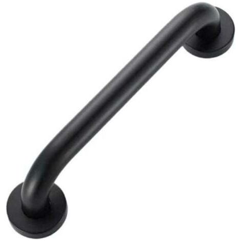 Barre d'appui en Acier Inox Poignée de Baignoire de Salle de Bain pour WC Toilette pour Personnes Âgées/Handicapées/Enfants/Enceinte50 cm(noir) (1/4)