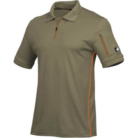 Polo de Travail Gault - Taille XL - Kaki - Résistant et Confortable - D-Work