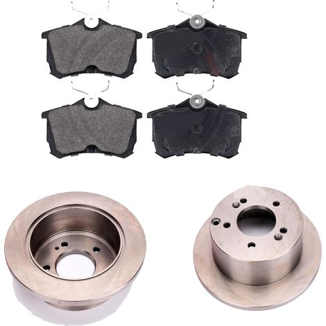 KIT FRENI POSTERIORI compatibile con KIA MAGENTIS (MG) - DISCHI + PASTIGLIE OEM: FDB1506, FDB1606 / 17208 /SOSTITUZIONE DIRETTA/BASSA POLVERE/SILENZIOSO (1/5)