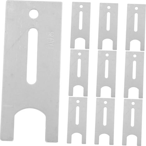 10pièces Verrous Aluminium Pour Fenêtres Coulissantes Dispositif De Sécurité Pour Installation Facile Et Rapide Effractions Accessoires Pour Maison
