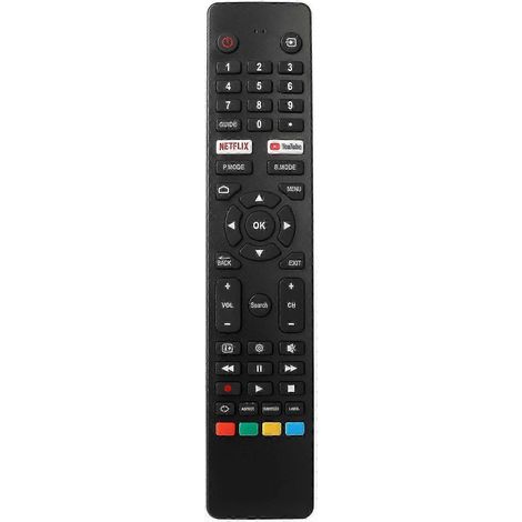 Télécommande multifonctionnelle pour téléviseurs LCD/LED, sans fonction vocale, qui peut remplacer directement le modèle RC-NZ. (1/5)