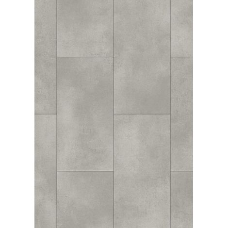 Échantillon de panneau vinyle Mexen Imperial Grey 610 x 305 mm SPC 6,5 mm, sous-couche IXPE 1,5 mm, 4 V-Joint, Béton - F1154-S (1/2)