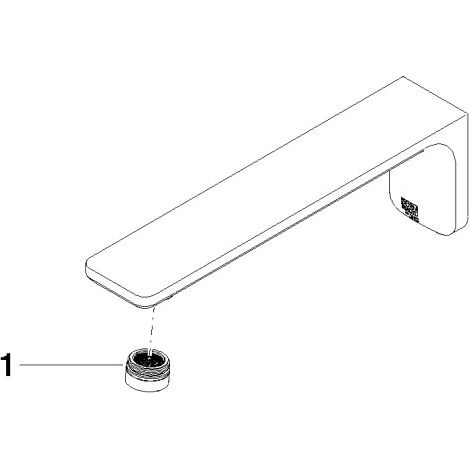 Dornbracht 90118402300-00 Bec Pièces de rechange