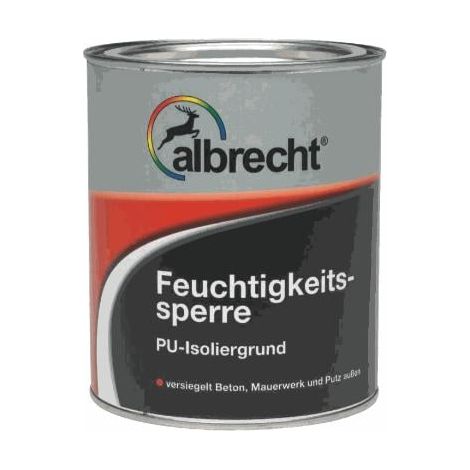 Albrecht Feuchtigkeitssperre 750 ml farblos Sperrgrund Isoliergrund Außen (1/2)