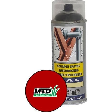 Pintura especial motoculture color rojo MTD - aerosol 400ml