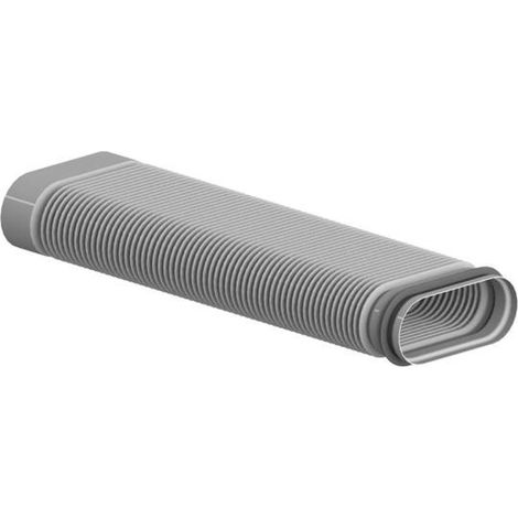 Zehnder Flexelement CK300 ComfoFit, Länge 496mm, grau, Polymer, mit Dichtringen