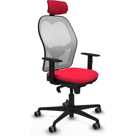 Sedia Ufficio con Poggiatesta Piqueras y Crespo 1D036G2 Rosso (1/5)